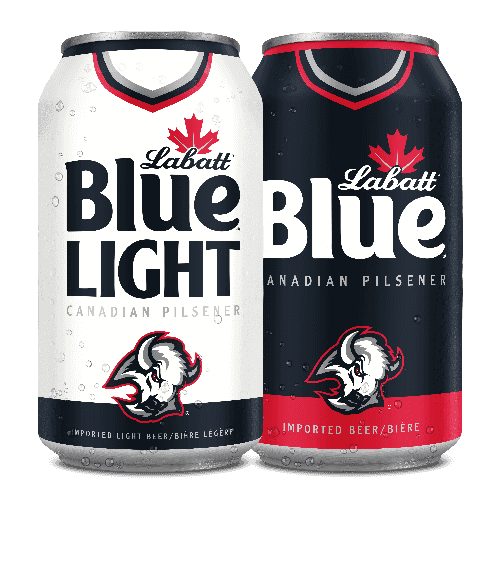 Labatt Sabers Retro Cans