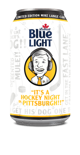 Special Edition Pittsburg Penguins Labatt Blue Can