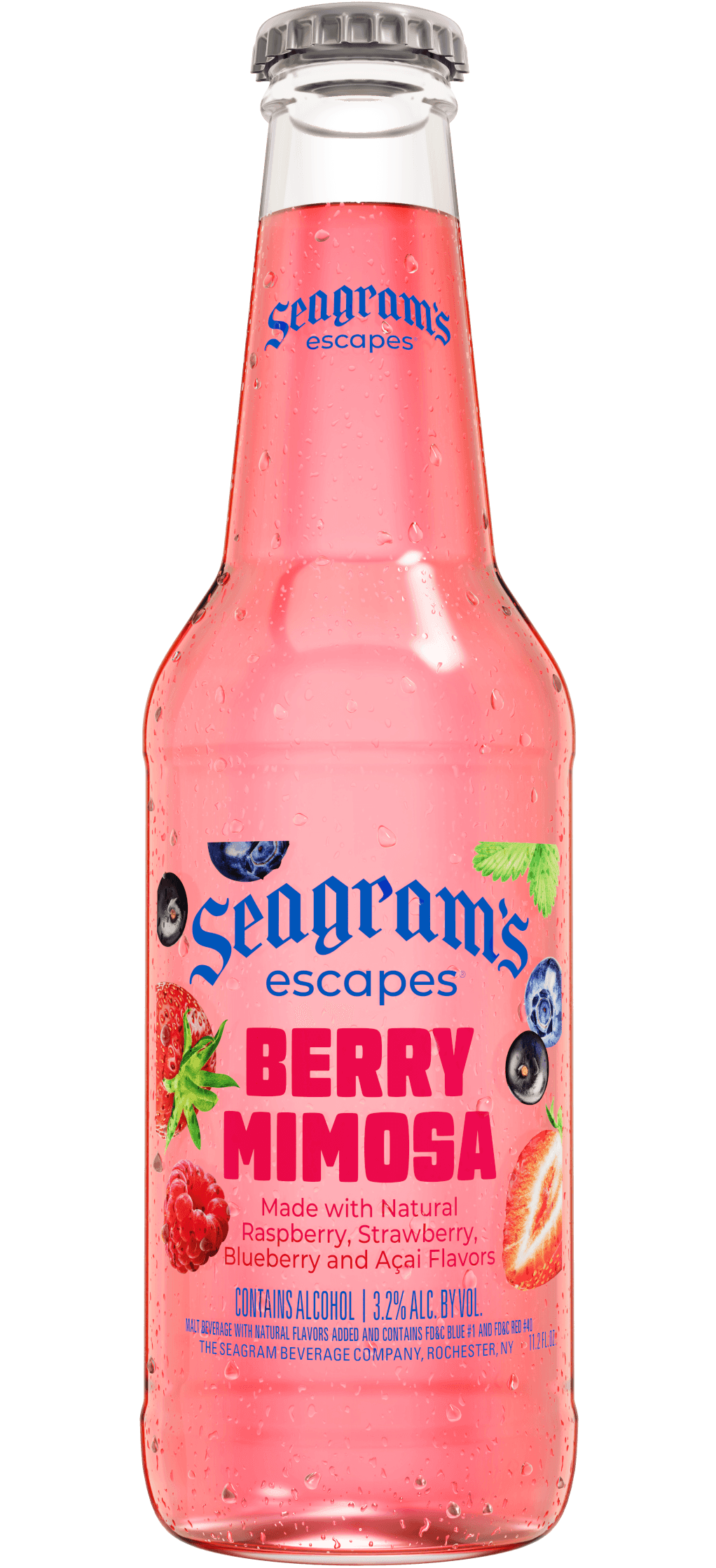 A bottle of Seagram's Escapes Berry Mimosa